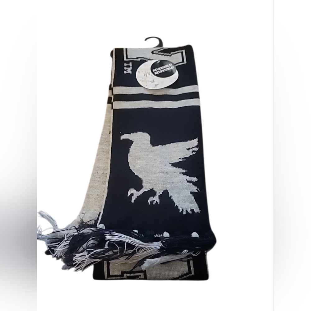 Ravenclaw Reversible Knit Scarf Harry Potter Hogwarts Heathered